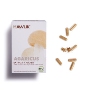 Hawlik® Agaricus Extrakt + Pulver Kapseln