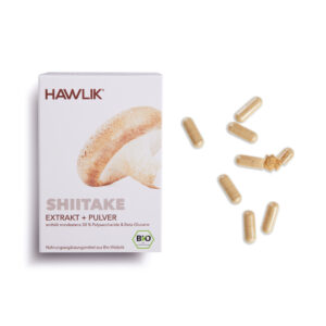Hawlik® Shiitake Extrakt + Pulver Kapseln